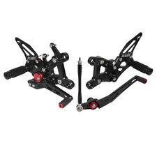 Nero pedane arretrate regolabili rearset per HONDA CBR1000RR-R SP 2020-2025