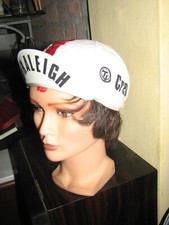 Vintage Cycling jersey shirt '80s Raleigh Creda hat  cotton maglia bici ciclismo