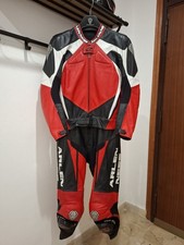 Tuta moto pelle divisibile