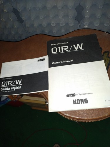 Korg 01rw manuale inglese - korg,