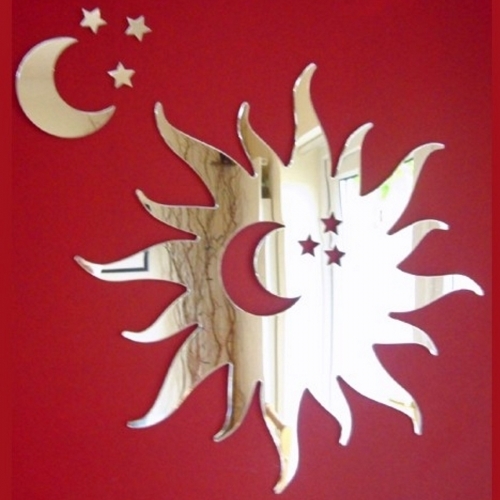 Sole specchio con luna stars - &,