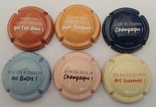 6 BELLES CAPSULES CHAMPAGNE GENERIQUE L'AMOUR DU CHAMPAGNE 2025 NEWS