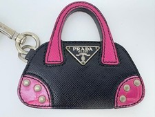 Autentico PRADA Portachiavi a
