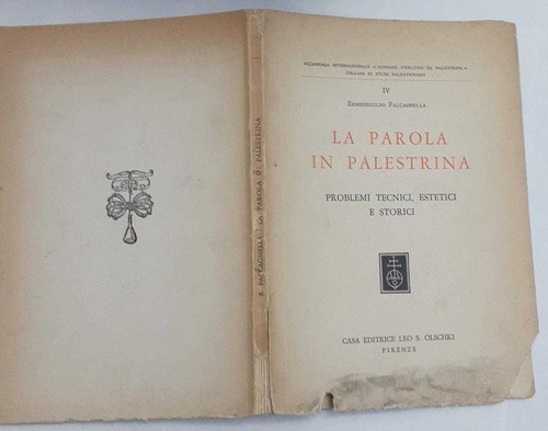Parola palestrina - parola, in