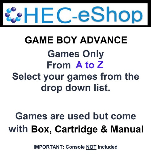 Game boy advance - game,