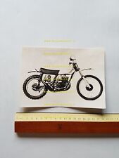 Honda Elsinore 250 cross 1973 foto cartella stampa ORIGINALE