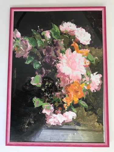 Quadro con fiori acrilico su - quadro,