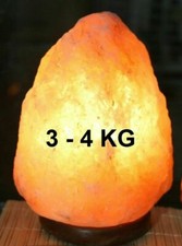 Lampada di Sale KG 3 / 4 kg , Sale dell'Himalaya, salgemma GREZZA 100%NATURALE,