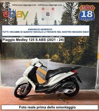 Sono Disponibili Ricambi scooter usati scrivi x Piaggio Medley 125 ABS 2021 2024