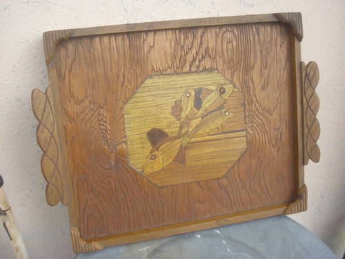 Antico vassoio legno - antico, in