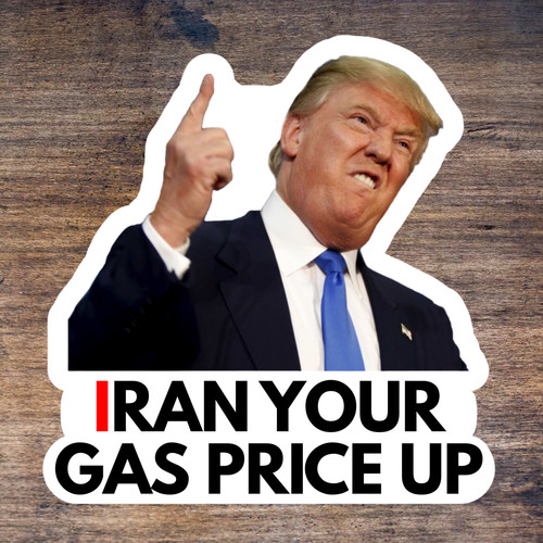 100 adesivi trump iran - "iran, your