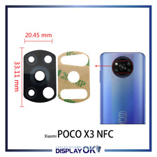 VETRINO FOTOCAMERA CAMERA XIAOMI POCO X3 NFC VETRO LENTE BIADESIVO