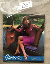 Calza reggicalze GIULIETTA 100%polyamide NUDE full fashioned vintage france 361