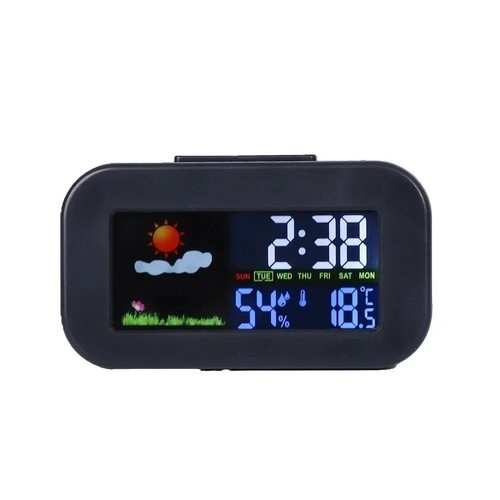 Sveglia digitale led meteo - led,