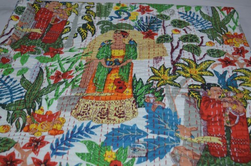 Trapunta kantha copriletto - kantha,