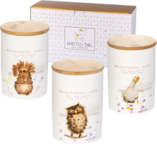 - Set Di 3 Barattoli Da Cucina