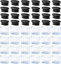Gommini per Sedie Ovali.48 Pezzi Tappi Silicone.15Mm X 30Mm Cuscinetti per Termi