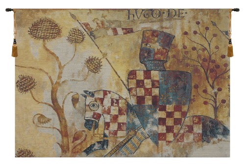 Arazzo belga chevaliers - arazzo,