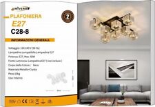 Plafoniera Cristallo Design