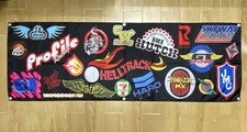 Bandiera logo bici BMX Helltrack Banner JMC CW bici corsa 2x6 piedi poster artistico