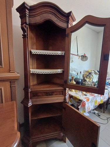Vetrina angolo in legno - ,