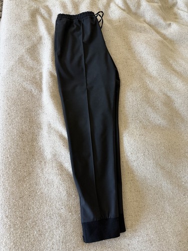 Pantalone jogger lana nero