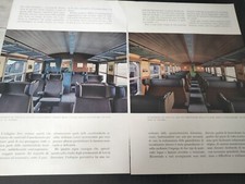 1958 ARREDAMENTO DI CARROZZE FERROVIARI CON LAMINATI PLASTICI OM ALN 773 FIAT