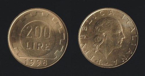 200 lire 1998 lavoro - 200, italia