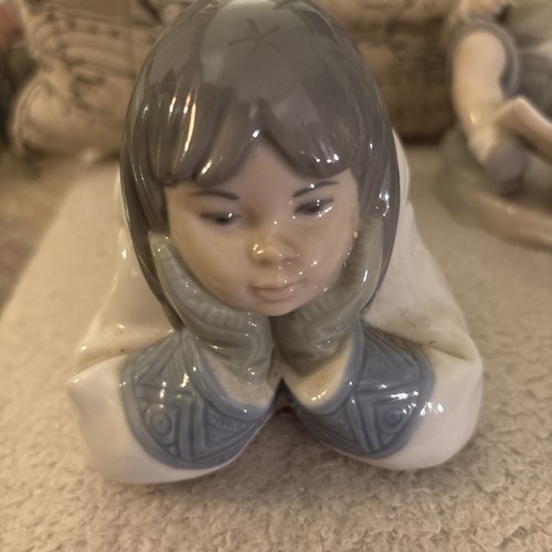 Statuina porcellana lladro nao - porcellana,