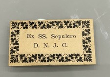 Antico Reliquiario  Ex SS. Sepulcro D.N.J.C. - Sigilli integri Stato Pontificio