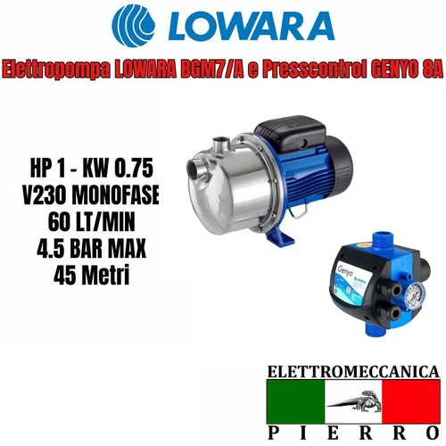 Elettropompa pompa lowara - elettropompa,