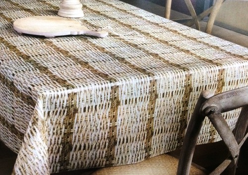 Tela cerata tovaglia rattan - tovaglia,