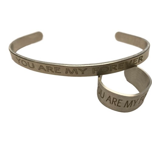 Anello bracciale in - e,