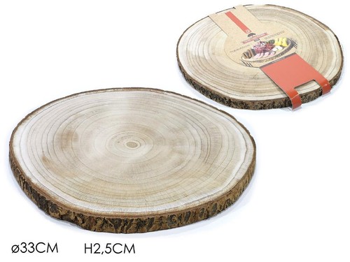 Tagliere tondo legno - tagliere,