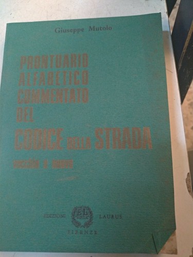 Mutolo prontuario alfabetico - prontuario,