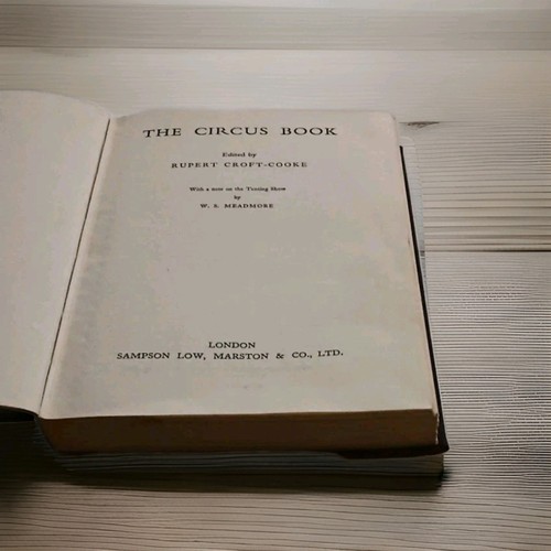The circus book croft - book,, -cooke