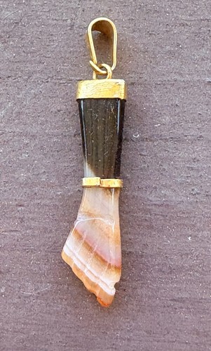 Ciondolo vintage agata - , a