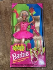 Cut And Style Barbie Doll 1994 Mattel #12639 Attachable Hair Vintage NRFB New