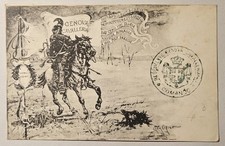 Cartolina militare dragoni - militare,