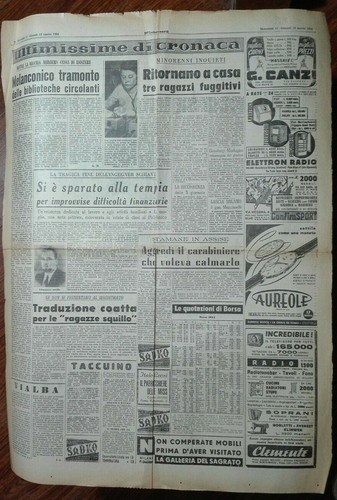 Marzo 1954 roma rara - marzo, 1954*roma,rara