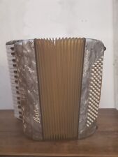 Antica Fisarmonica Ariston CASTELFIDALDO Color Argento 80bassi Vintage Accordion