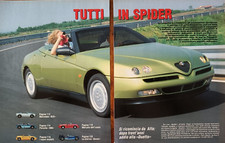 Clipping Ritaglio Articolo 1994 ALFA ROMEO MERCEDES PORSCHE Tutti in Spider
