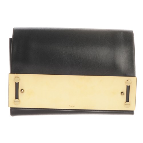 Chloé clutch nera ottima - clutch,
