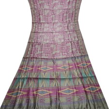 Sari Vintage Rosa 100% Seta