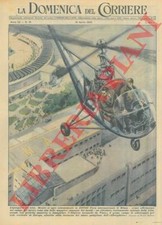 MOLINO W. - Elicottero scende a inaugurare l'Eliporto "Leonardo da Vinci", il p