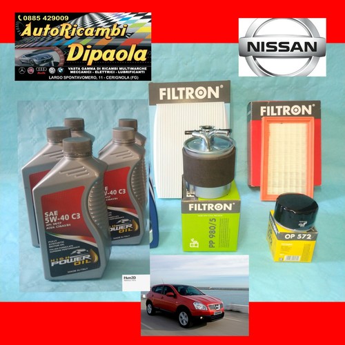 Kit tagliando nissan qashqai - tagliando,