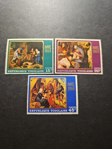 Francobollo togo natale quadro - togo,