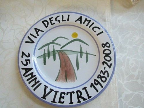 Vietri plate art via - vietri, delgi