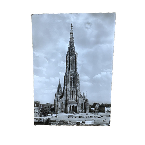 Cartolina postale ulm danubio - cartolina,