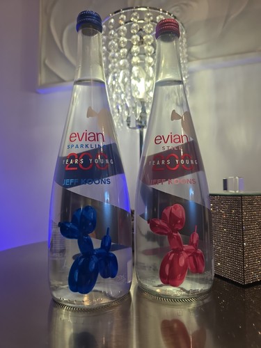 Bottiglie evian jeff koons - evian,